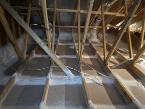 Air sealing attic project complete.